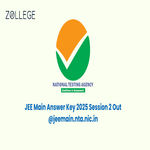 JEE Main Answer Key 2025 Session 2 Released at jeemain nta nic in
